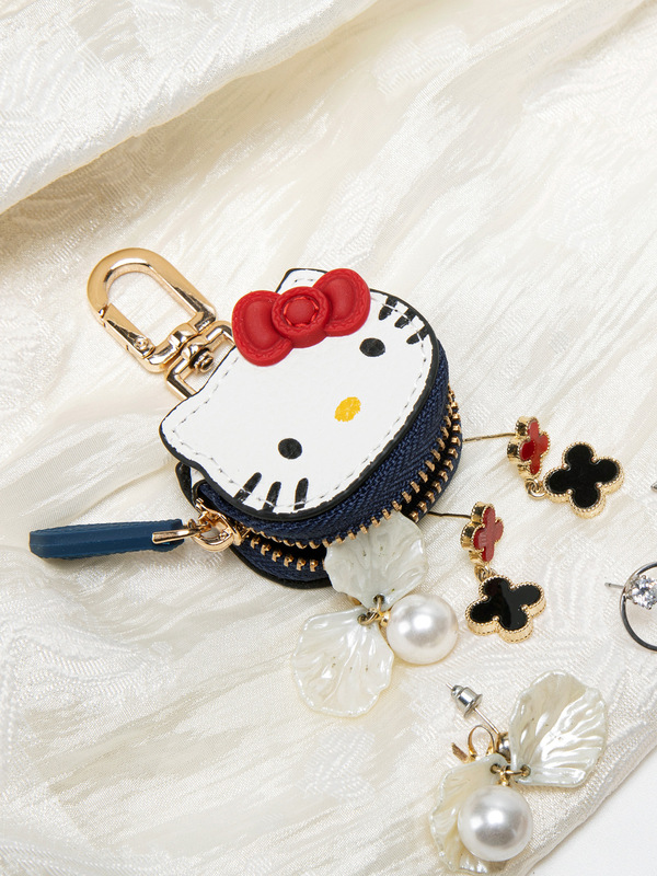 現物かわいいアニメkt猫ストラップ高颜値ケイティ猫バッグ掛けキーホルダー女子親友プレゼント|undefined