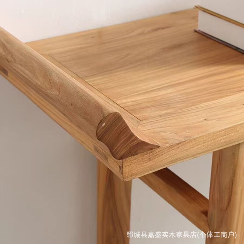 新中式老榆木中堂供桌条案实木禅意香案佛台家用靠墙窄桌玄关桌|undefined