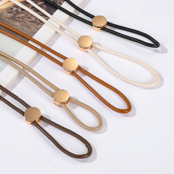 New Soft Leather Rope Thin Belt Women's Summer Dress Shirt Fashion Decoration All-match Adjustable Long Waist Rope Fashion