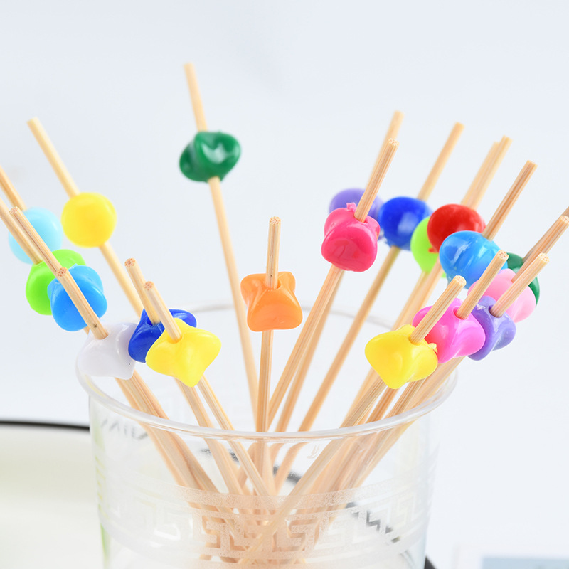 Perlas irregulares en stock creativas de frutas de cóctel de alta calidad hotel restaurante bar bambú de fábrica lote