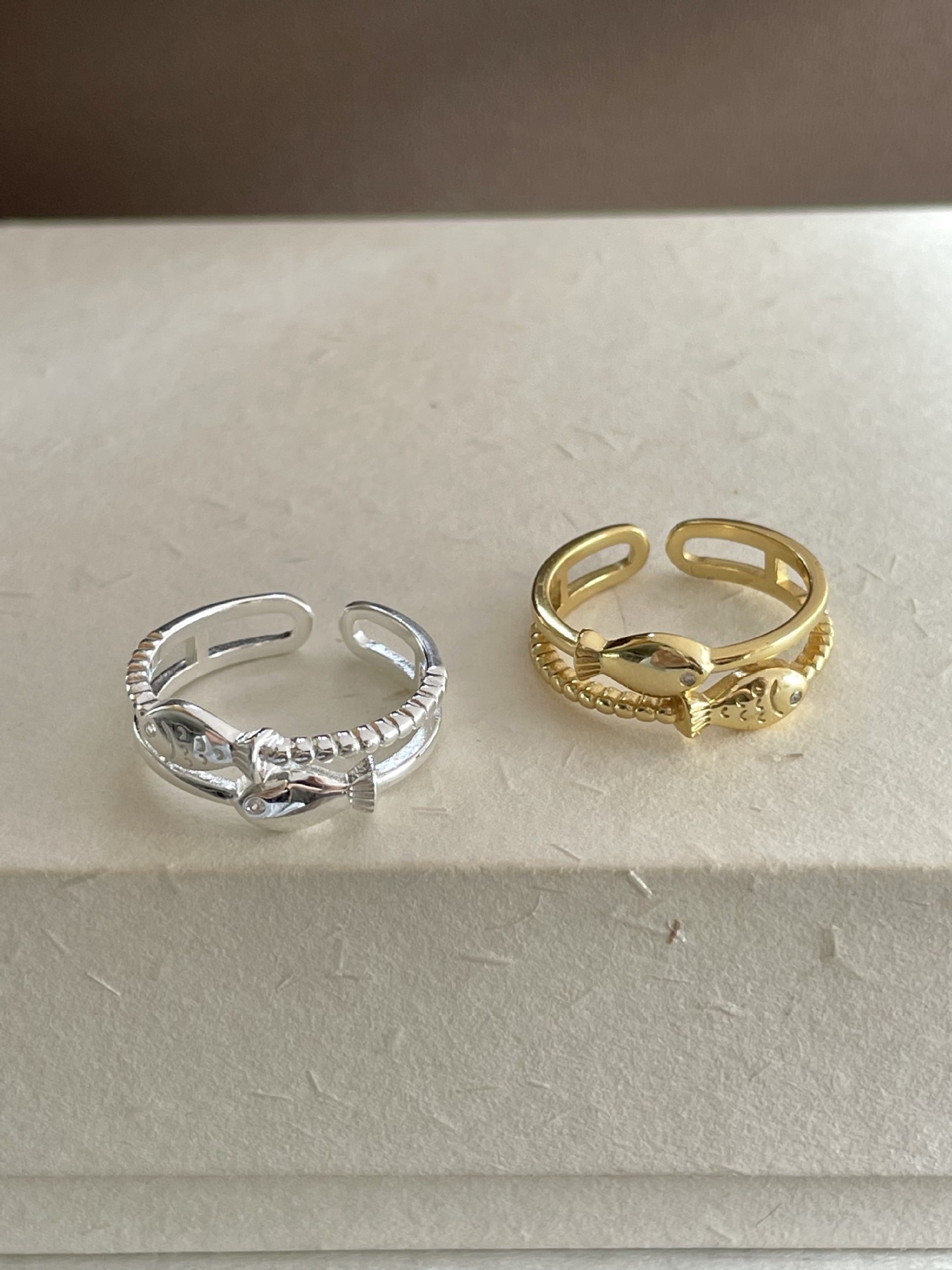 2g Weight Rings Classification Adjustable Ring Size 1 Piece Quantity Daily Occasion 925 Sterling Silver Material Fish Pattern Women's Gender Simple Style Style 925 Sterling Silver Fish Rings 925 Sterling Silver Rings 14
