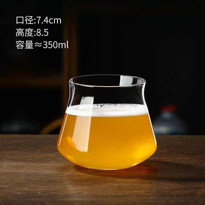 Taza de cerveza artesanal Red de red Taza de cerveza de gran capacidad Taza de vidrio para el hogar comercial Taza de pinta creativa Para barra