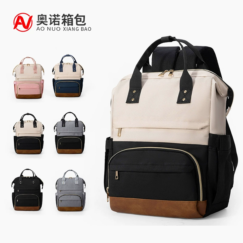 Capacious high quality trend backpack for mother and baby