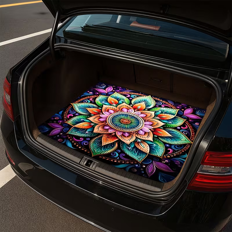 Crystal velvet car trunk mat, wear-resistant, cross-border Amazon dust-proof mat, water-absorbent, dirt-resistant, easy to maintain, wholesale