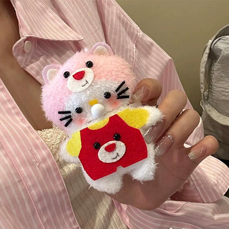 Protective Case (Apple) AirPods Pro2 — Plush Animal Designs, Multi-Model Compatible