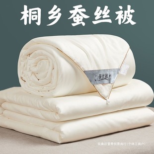 Tongxiang Silk Quilt 100% Mulberry Silk Spring and Autumn Quilt Summer Cooling Quilt Air Conditioning Quilt Student Quilt Quilt Core Thickened Cotton Winter Quilt