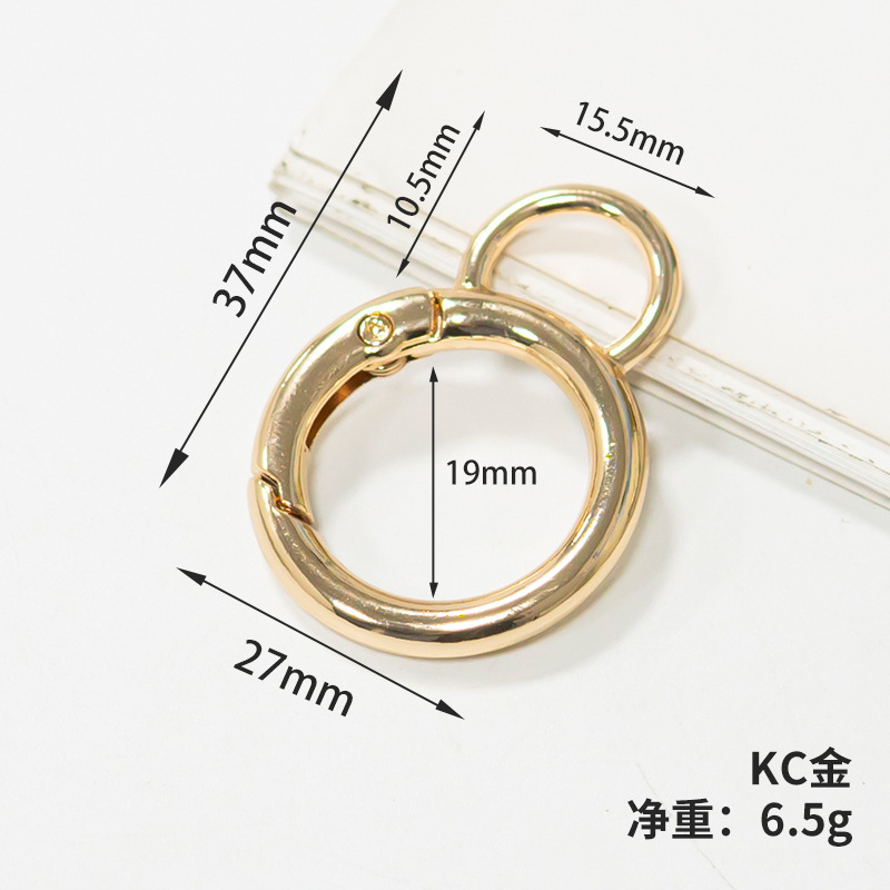 さまざまな耳付き亜鉛合金スプリングコイル、耳掛けスプリングコイル、オープンリングバックル、金属アクセサリー材料を工場直販|undefined