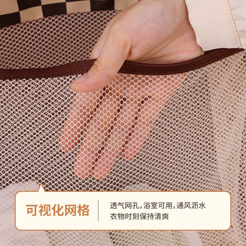 Nueva ropa interior de tela ropa interior bolsas colgantes de dibujos animados dormitorio colgantes de pared tipo bolsa de almacenamiento puerta trasera del gabinete colgante tipo bolsa de pared colgante