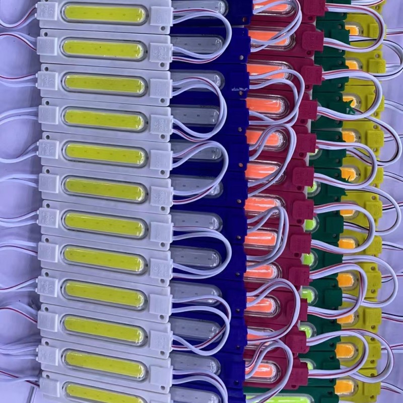 LED impermeable 24V módulo de inyección COB módulo de publicidad caja de luz de firma luminosa luz del lado del coche luz decorativa