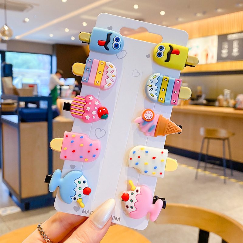 Clip de verano Corea del Sur lindo traje roto horquilla Accesorios para el cabello para niños