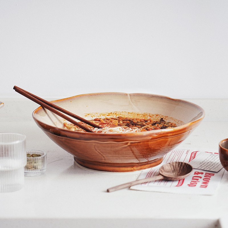 Plato de pescado en escabeche Tazón picante Restaurante Hotel Hogar Vajilla japonesa Tazón de ramen grande Tazón de sopa Tazón de ensalada
