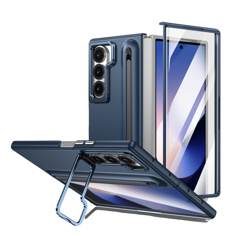 新しいモデルは、Samsung ZFold7/6/5/4 携帯電話ケース、一体型ペンスロット、ペンケースフィルムホルダー、落下防止保護カバーに適しています。|undefined