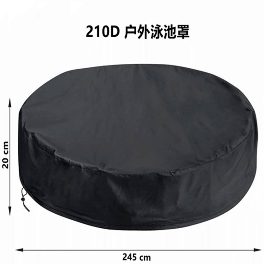 Furniture cover Amazon round pool cover pool cover cloth swimming pool cover 210D Oxford cloth pet pool cover