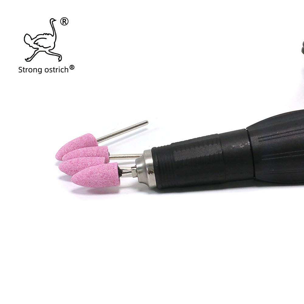 美甲卸甲去死皮砂轮火石仔磨头 打磨抛光2.35柄电磨工具