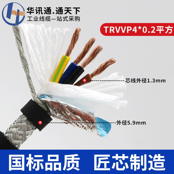 TRVVP 4 core*0.2 square 1 meter price