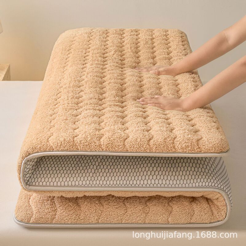 Winter Lamb Wool Soft Mattress for Home Bedroom 180X200 Mattress Tatami Thickened and Warm