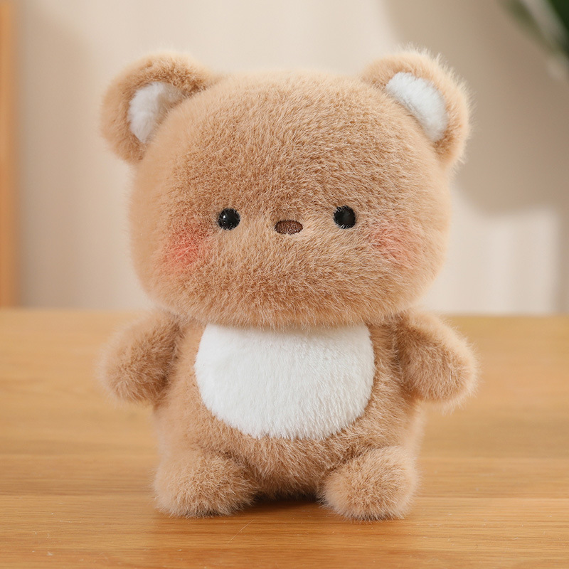 Nutria creativa, conejito, mesa, aprendizaje, compañero, muñeca, mini muñeca, juguete de peluche, muñeca West Highland