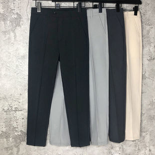 Suit pants men's straight pants Korean style pants men's cropped pants loose small suit pants men's trousers slim casual pants