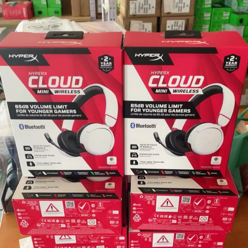 Hyperx Cloud Mini Extremely Unknown Hurricane Mini Head-Mounted Bluetooth Wireless Headset Children's Headset