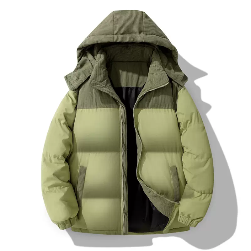 跨境棉服厂家批发冬季连帽加绒加厚棉衣休闲保暖宽松运动棉袄防寒