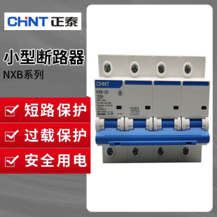 Chint Nxb-4063125A63A Circuit Breaker Air Switch Three-Phase Dz47 Miniature High Breaking Capacity