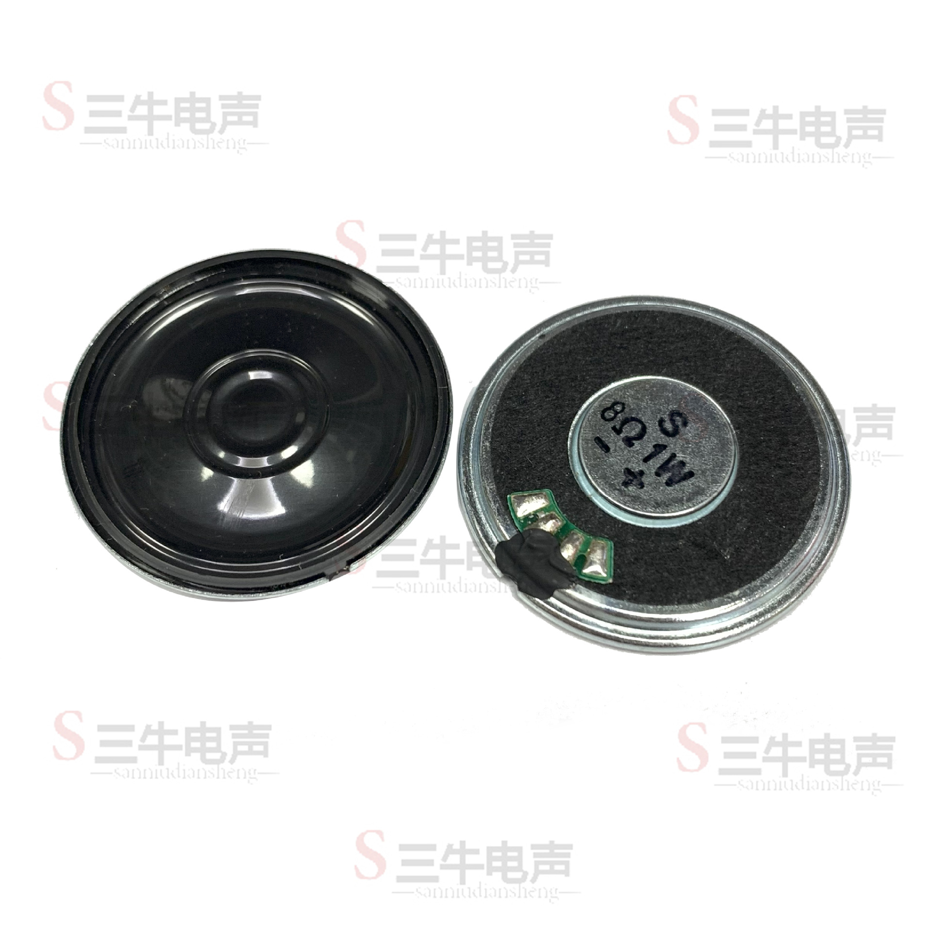 40mm 4cm超薄铁内磁喇叭数码相框显示器喇叭扬声器8欧1瓦40mm 4cm