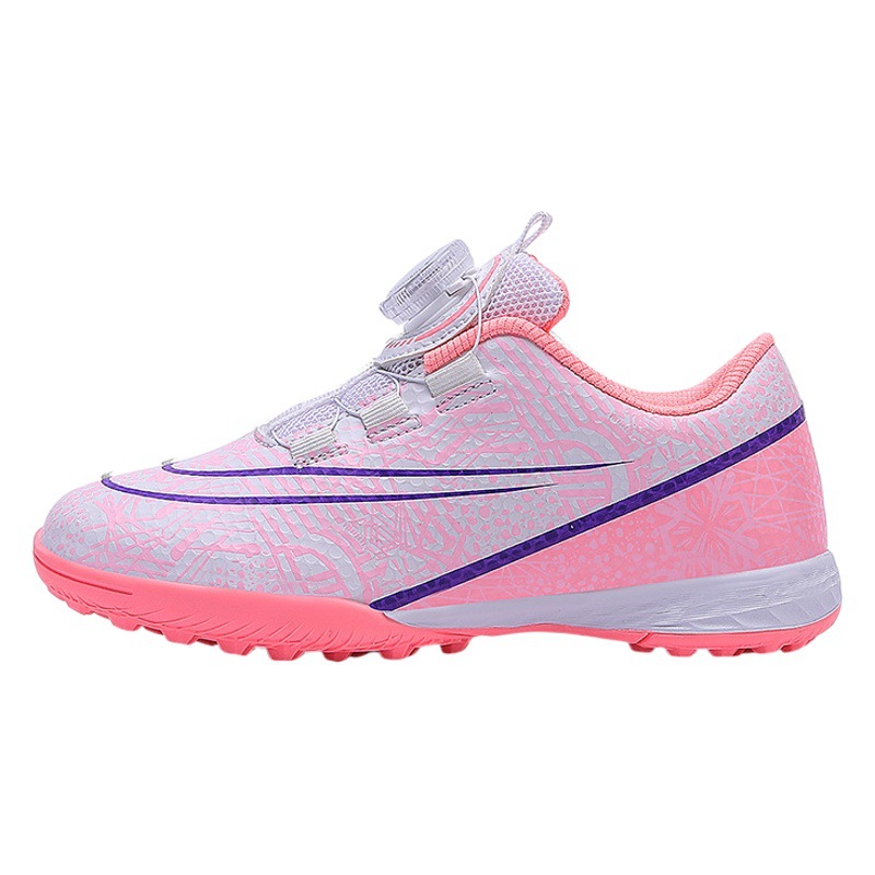 Zapatos de fútbol transfronterizos para niños de escuela primaria y secundaria al aire libre clavos rotos de hombres y mujeres hebilla giratoria zapatillas Deportivas Zapatos de entrenamiento profesional Nuevo