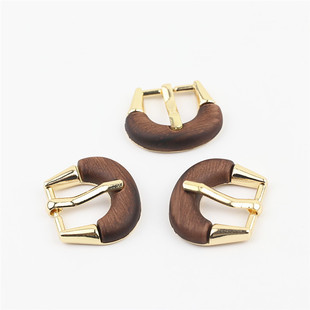 Luggage hardware accessories semi-circular bulb pin buckle belt buckle handbag clothing shoe buckle accessories inner diameter 17mm