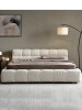 Italy B&B original edition/Italian Simplicity bread Puff Fabric art Double bed Modern master bed 1.8 M bed