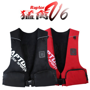 In stock wholesale Raptor V6 life jacket large buoyancy drifting fishing clothing special vest rock fishing vest cross-border delivery