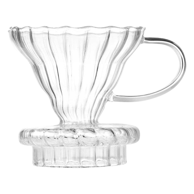 Cafetera de Vidrio Sphi Glass Cloud, de Borosilicato Alto Resistente al Calor, Cafetera de Goteo Compartida, Juego de Cafetera de Preparación Manual, Estilo Simple