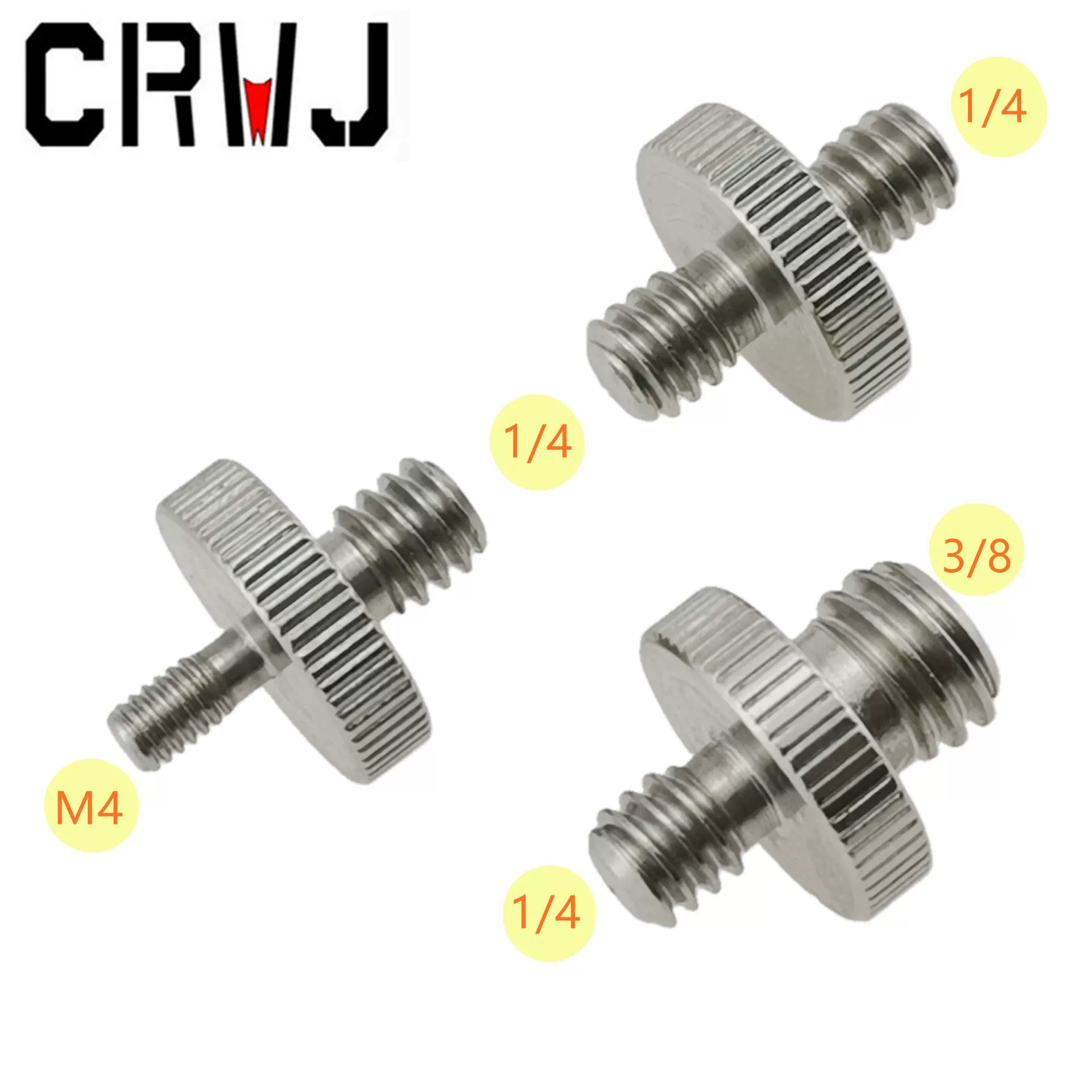1/4 двухголовый переходной винт 3/8 штатив с панорамированием/наклоном проектора M4 адаптер Винт кронштейн камеры фотооборудование