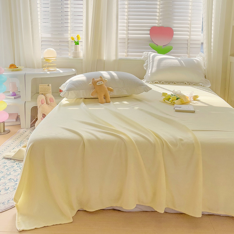 Winter warm soft fleece sheet