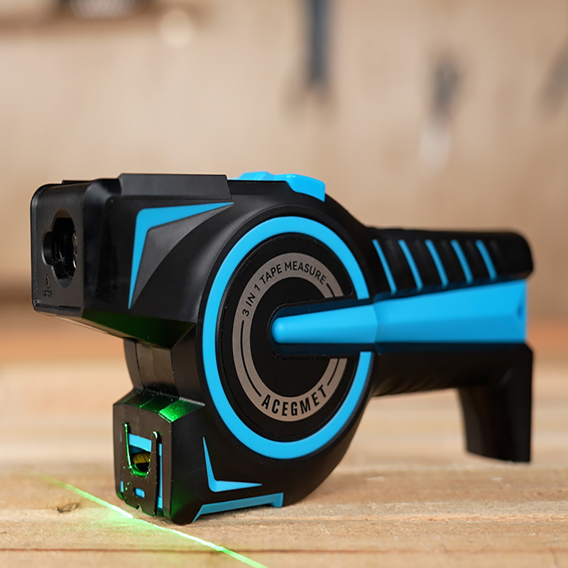 三合一数字蓝牙激光智能卷尺激光测距仪家用装修带显示屏激光卷尺