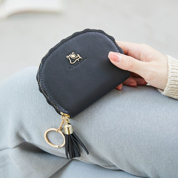 Anti-magnetic black wallet, anti-theft