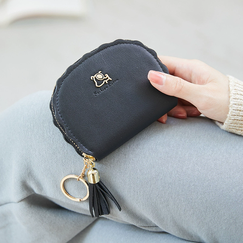 Card holder, universal cute small shoulder bag, fresh capacious hand loop bag, wallet