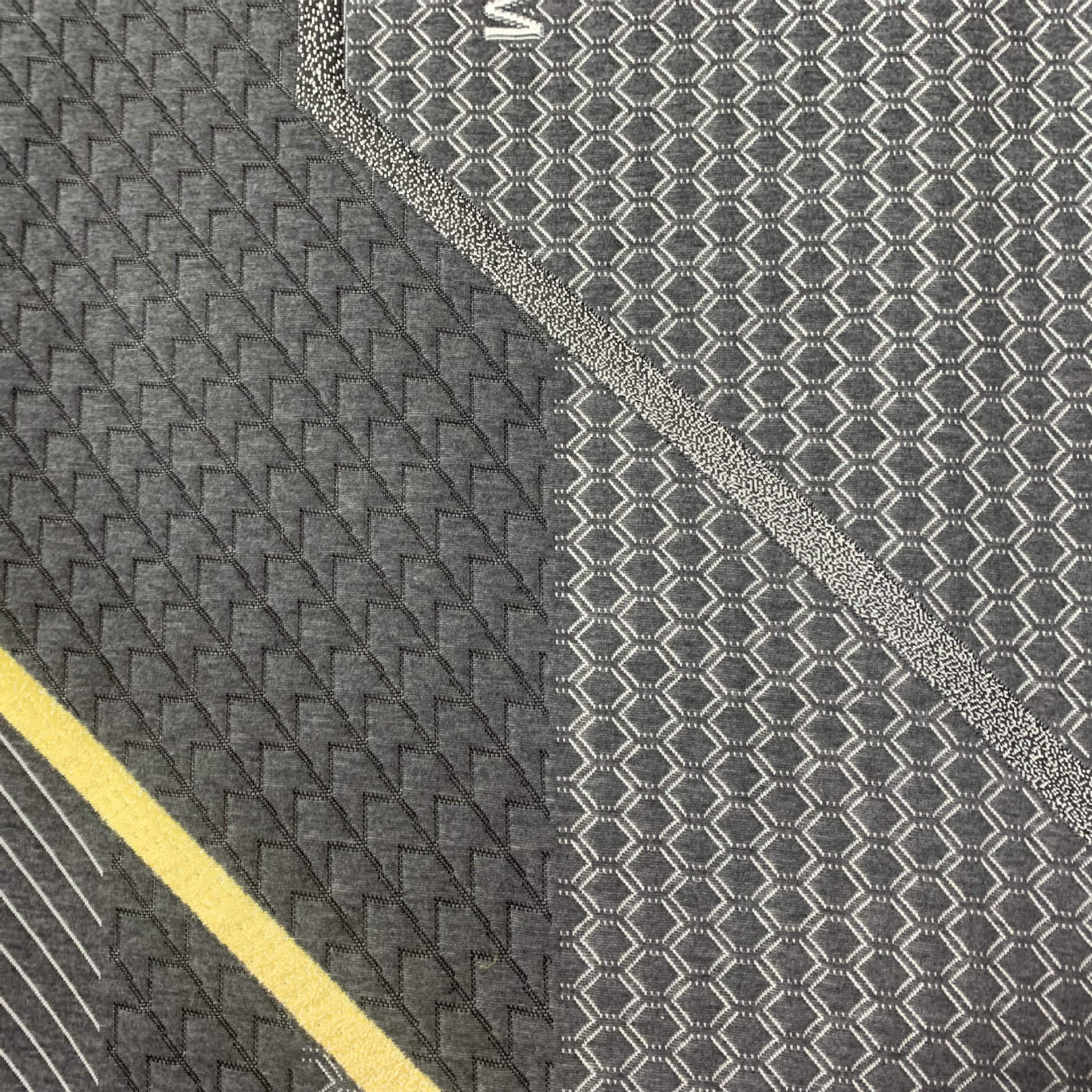 400 gramos de tela de Jacquard de doble cara entrelazado de alto peso de tela de colchón Perkin tela de colchón gris personalizada