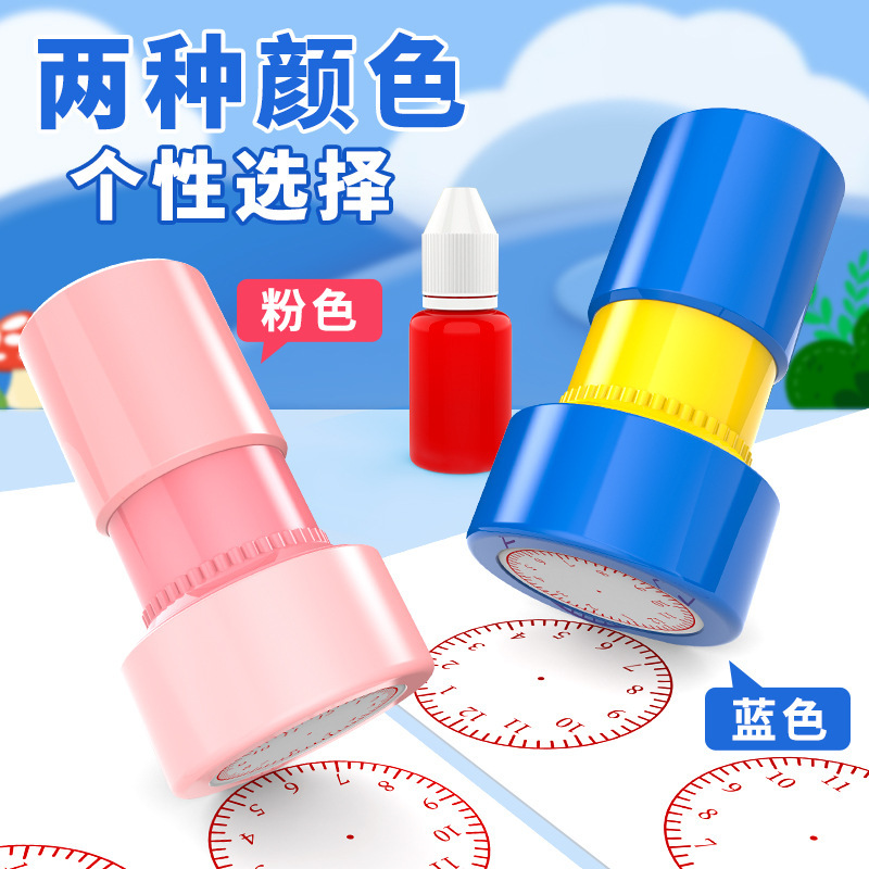 modelo de reloj para niños de jardín de infantes para aprender y reconocer el tiempo ayuda de enseñanza para estudiantes de primaria de primer y segundo grado dial de reloj