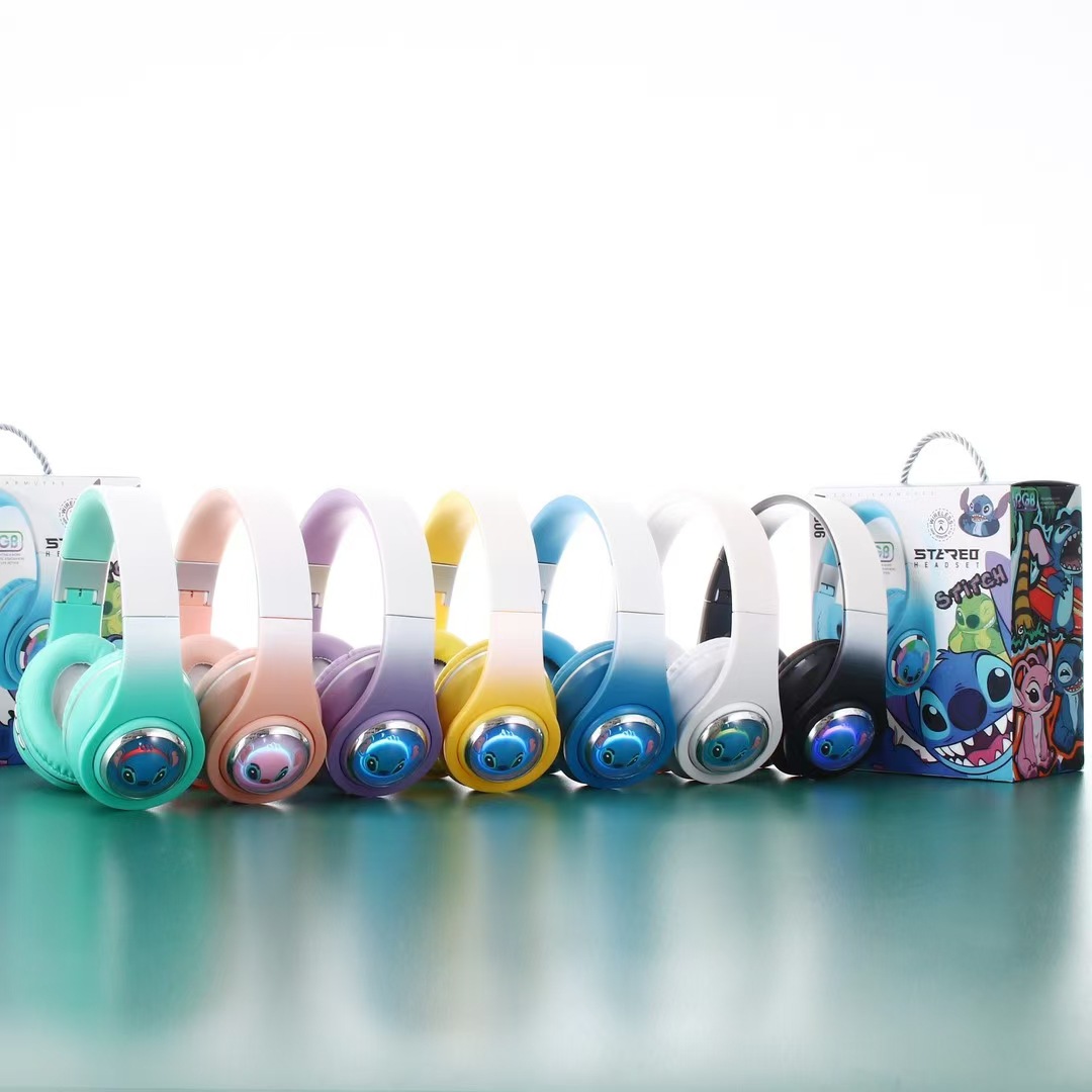 Cápsula espacial de comercio exterior Sticky Headset encantador auriculares Bluetooth de dibujos animados auriculares estéreo de música image 3