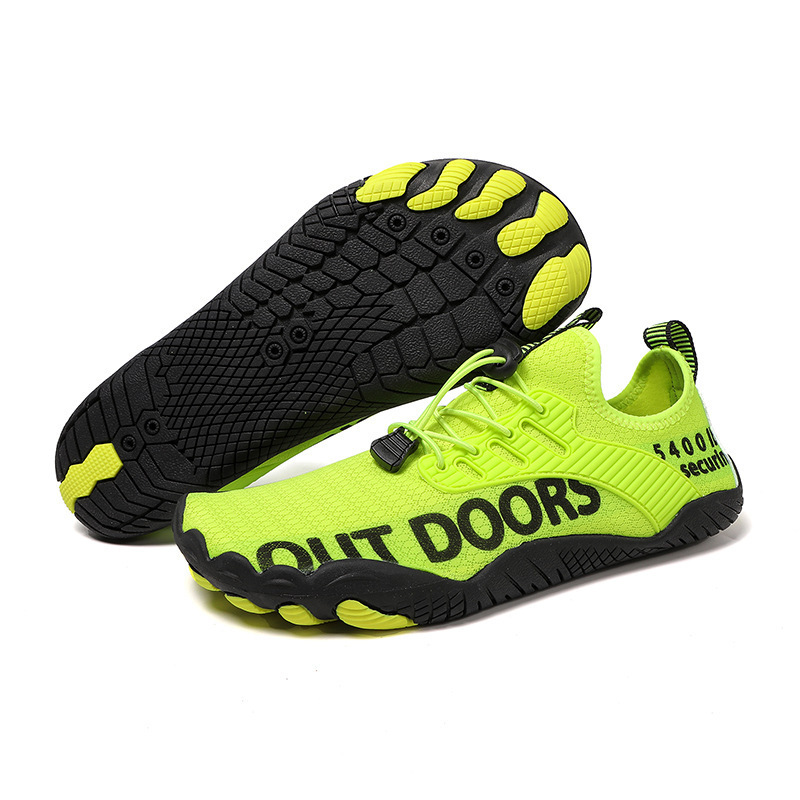 Outdoor Men's and Women's Non-Slip Wear-Resistant Quick-Drying Soft-Soled Beach Shoes Snorkeling Swimming Shoes Men's Fishing Five-Finger Wading Shoes