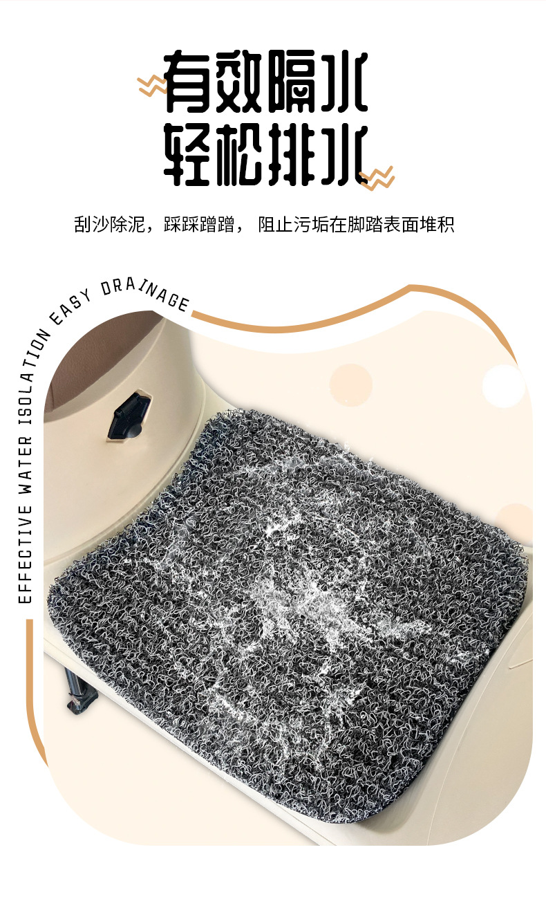 Suitable for No.9 Q3 80C Electric Vehicle Wire Ring Foot Pads Waterproof and Non-Slip Q3 85C Foot Pads