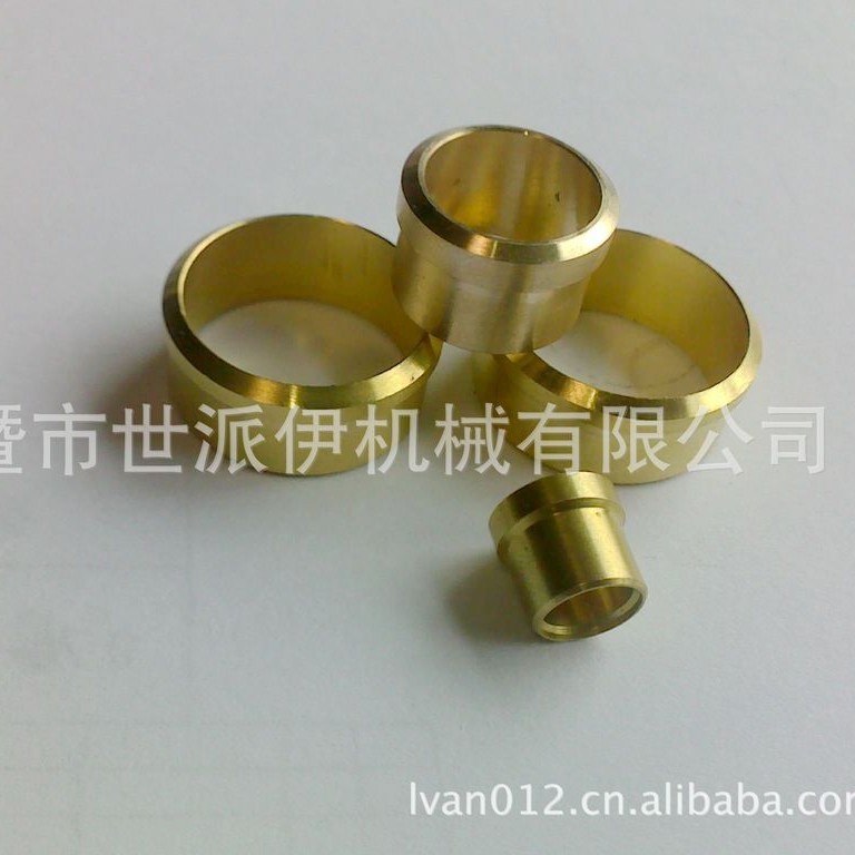 工业级单卡套，船用卡套，卡箍，卡圈 黄铜 不锈钢 公制美标英制