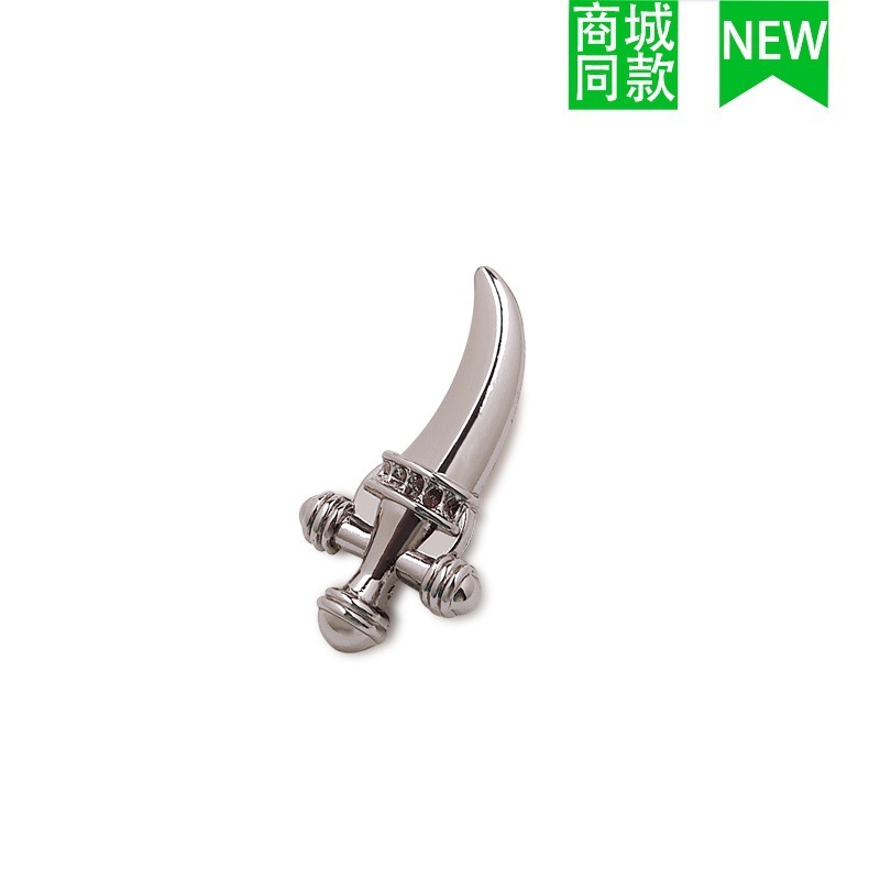 クロスボーダー卸売新しいクロックスアクセサリー靴バックル金属レターチェーン適応クロス靴花 DIY アクセサリー|undefined