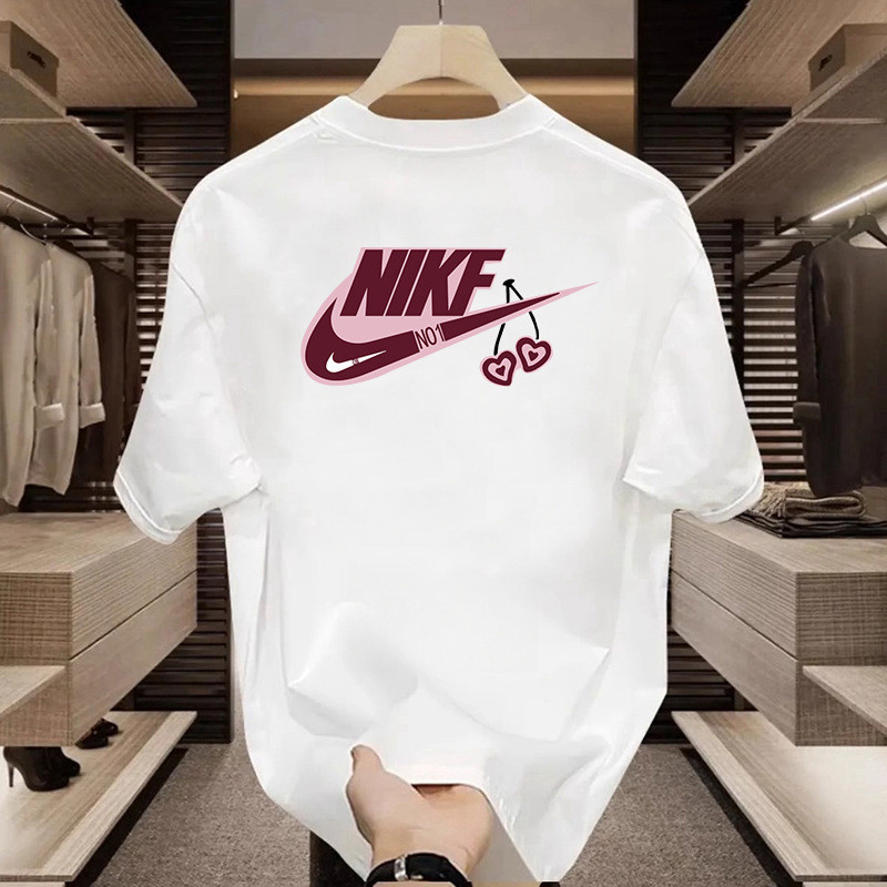 Selección de marcas 1. Área especial de descuento 1. Subvención de 10 mil millones de yuanes 1. Camiseta de manga corta para hombres y mujeres con camiseta de cuello redondo suelta y pesada