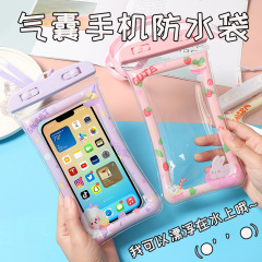 タッチスクリーン付き携帯電話防水バッグ、水泳エアバッグ、ラフティングウォーターパーク、スプラッシュダイビング専用バッグ、防水携帯電話ケース
