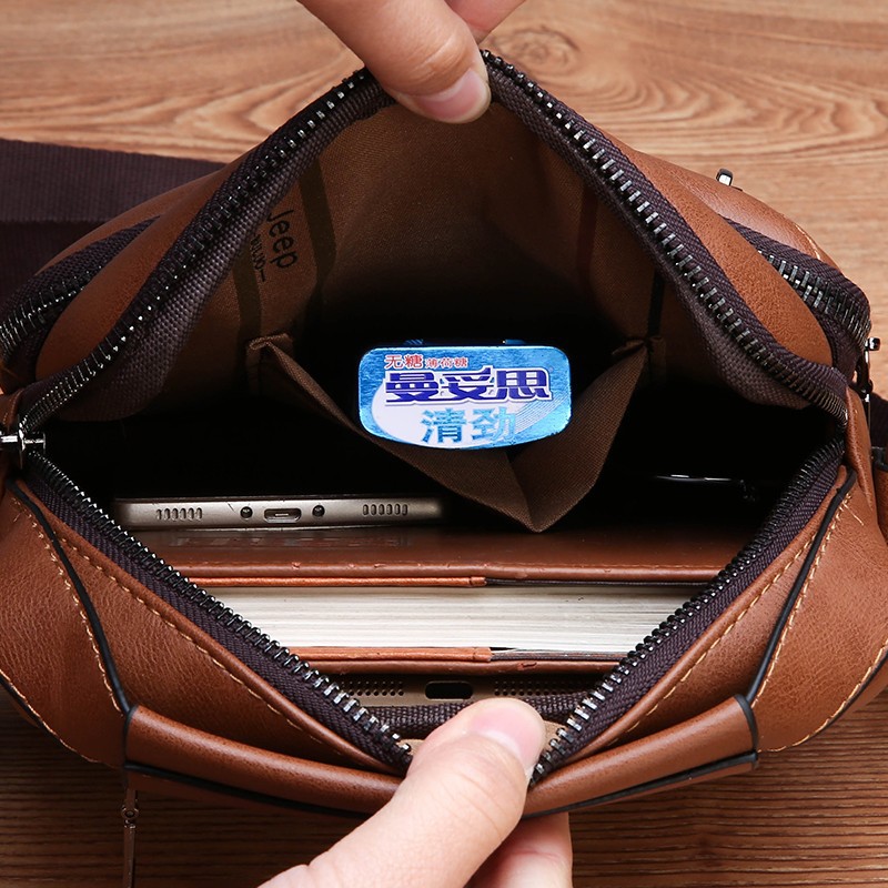 Bolso de hombro para hombres 2021 nueva moda bolso de hombro de moda bolso de hombro de negocios bolso de cuero PU