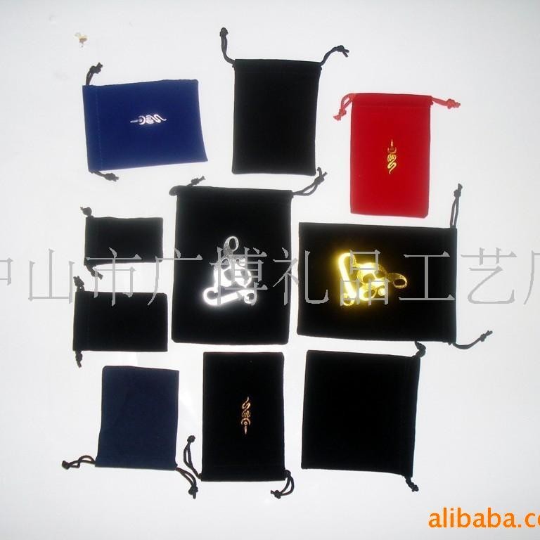 首饰束口袋 小布袋实惠礼品包装袋饰品绒布袋中山厂家可定生产
