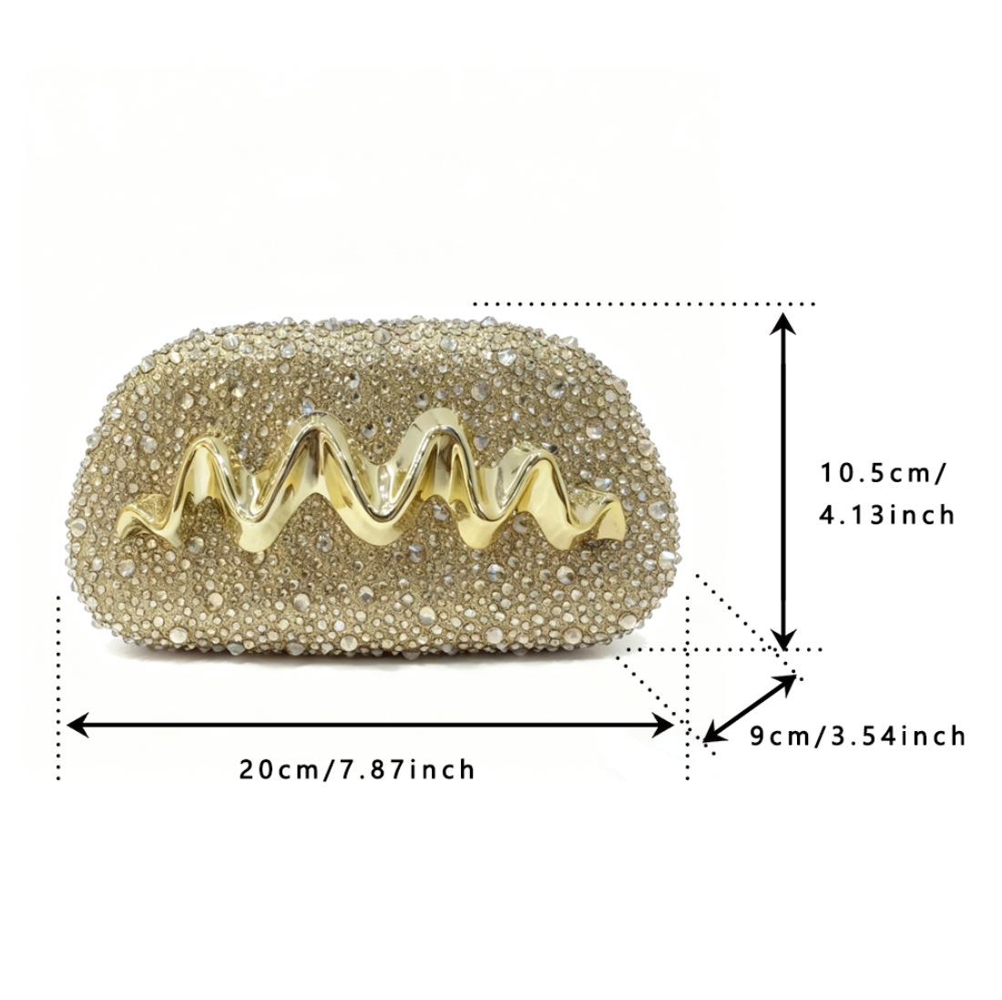 Europa y los Estados Unidos nuevos paquetes de cena de damas un hombro inclinado tramo completo taladro bolsas de mano muñeca especial lujosa bolsa de cena acrílica