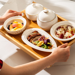 Delicate Lunar Meal Tableware suit Lunar Meal Club Tableware Bowl Dinner Plate for Maternal One-person Tableware suit