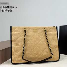 小香26P抽绳单肩包真皮hobo腋下包菱格链条水桶包女小香26p包包